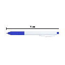 BOLIGRAFO CLICK PLUS BLANCO CON AZUL MEDIDAS.webp