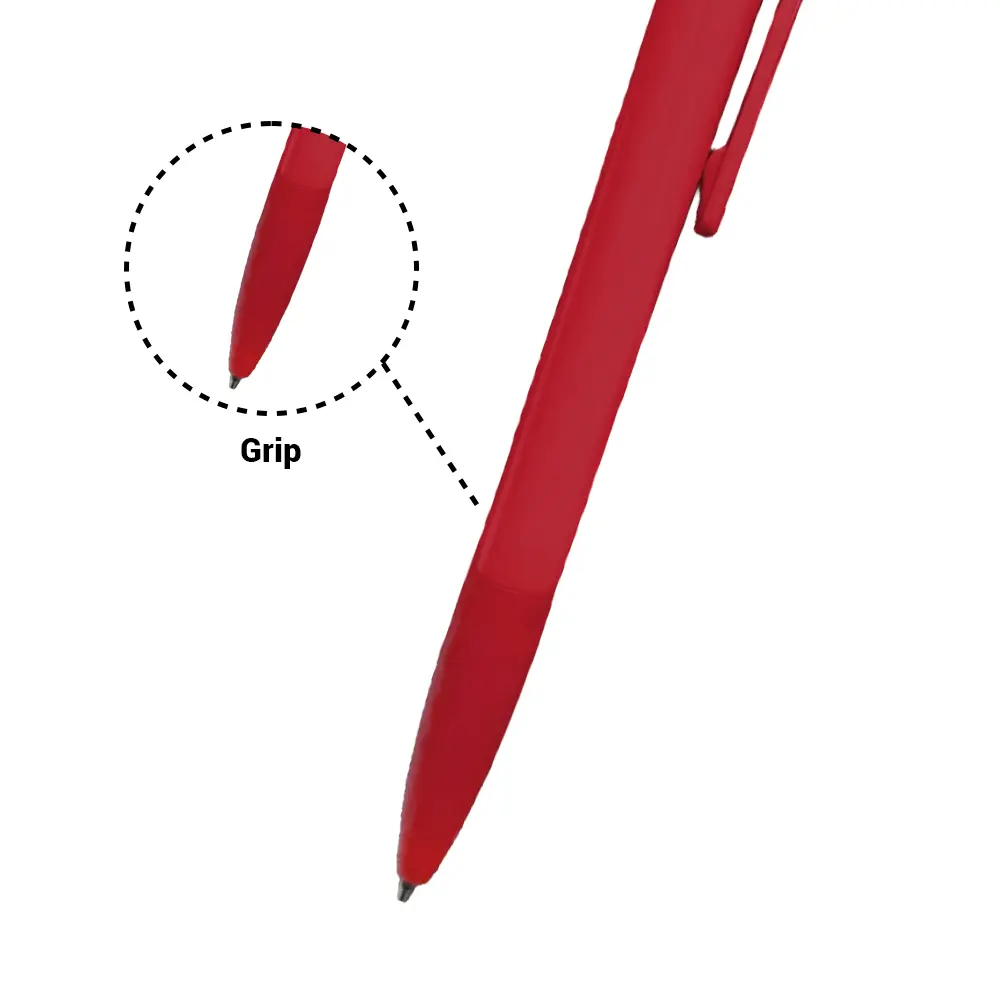 BOLIGRAFO COLORI GRIP ROJO DETALLE.webp