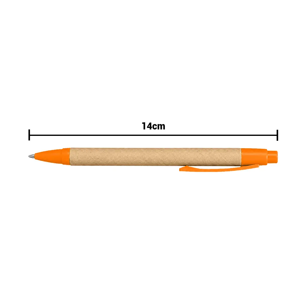 BOLIGRAFO ECOLOGICO HEGA NARANJA MEDIDAS.webp