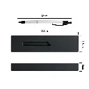 estuche con boligrafo metalico plateada medidas.webp