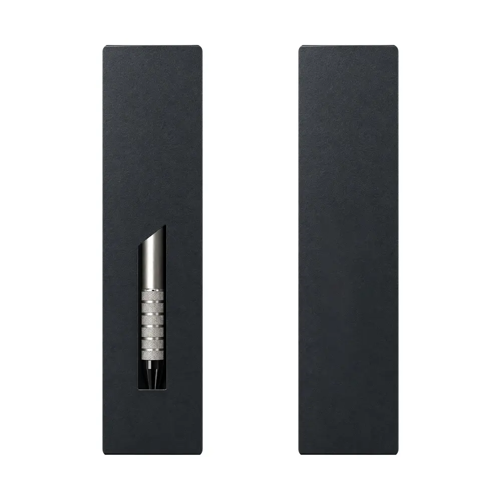 estuche con boligrafo metalico gris 1.webp