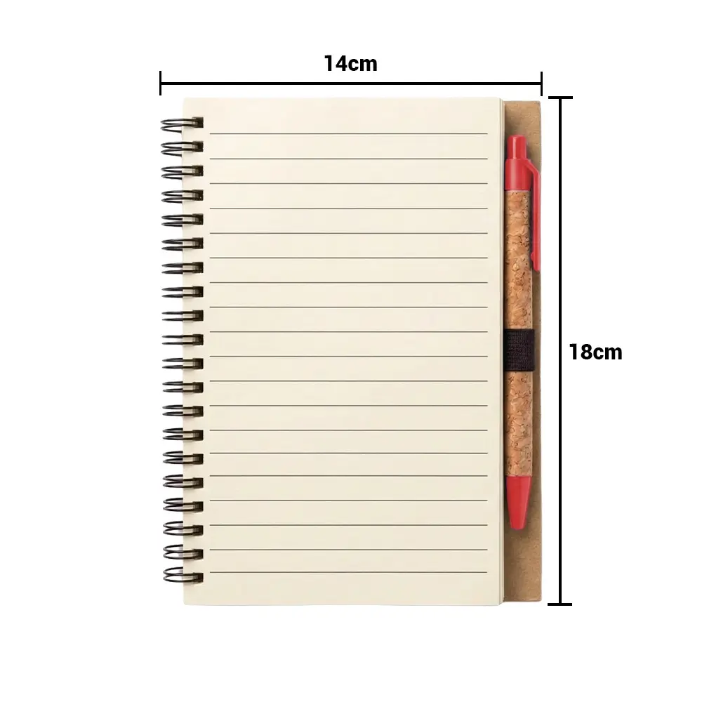 cuaderno cork rojo medidas.webp