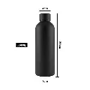 termo rubber de acero inoxidable negro medidas.webp