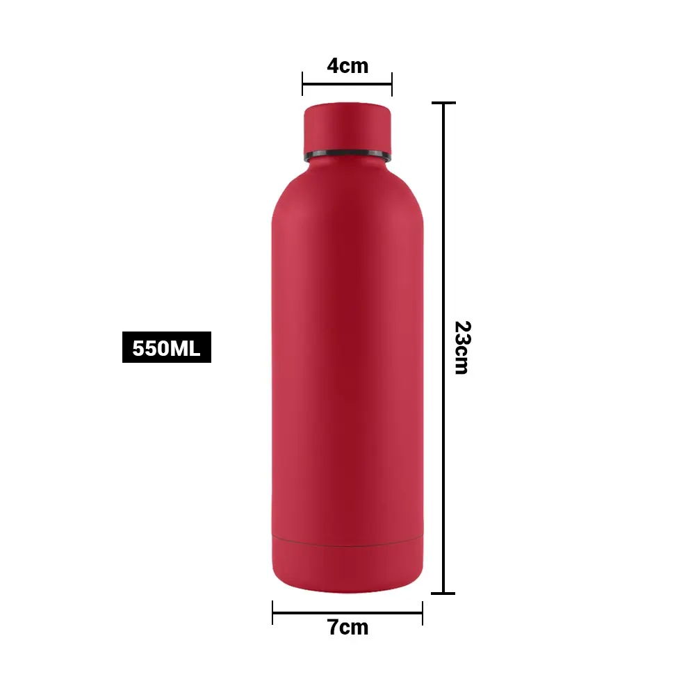 termo rubber de acero inoxidable rojo medidas.webp