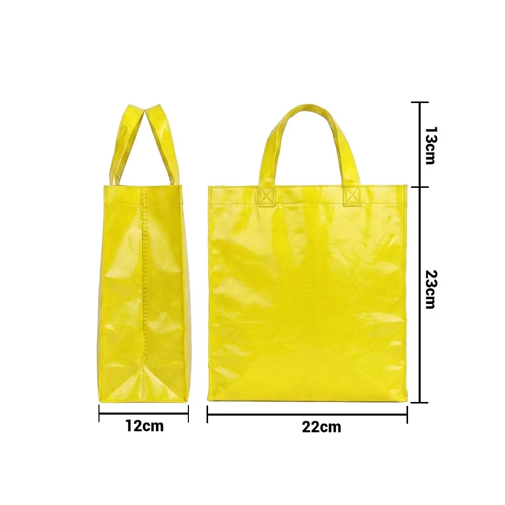bolso plastificado amarillo 23x22x11 medidas.webp