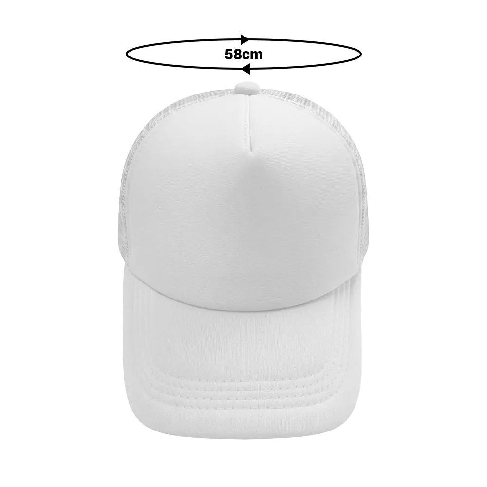 GORRA CAMIONERA DE COLOR BLANCO MEDIDAS.webp