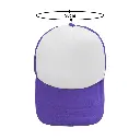 GORRA CAMIONERA DE COLOR MORADO CON BLANCO MEDIDAS.webp