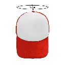 GORRA CAMIONERA DE COLOR ROJO CON BLANCO MEDIDAS.webp