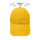 GORRA DE POLIESTER CON VELCRO COLOR AMARILLO MEDIDAS.webp