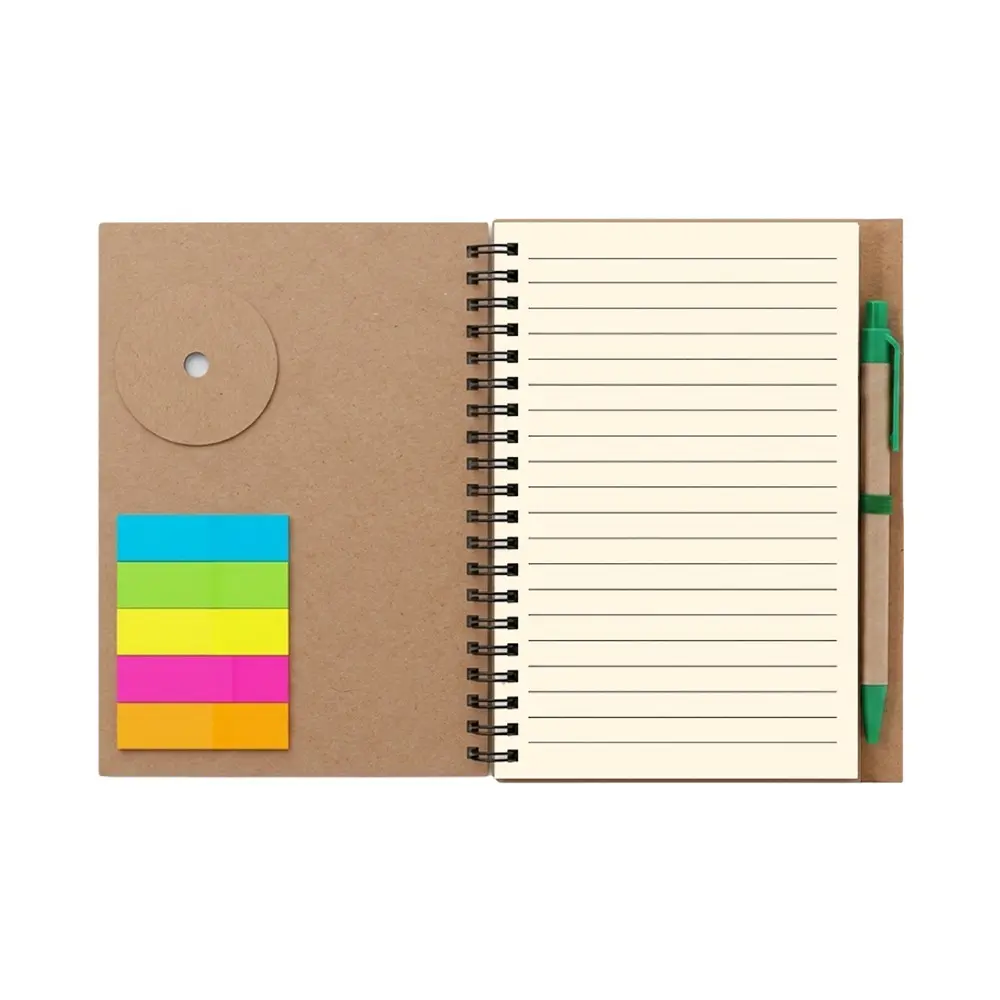 cuaderno ecologico post it verde abierto.webp