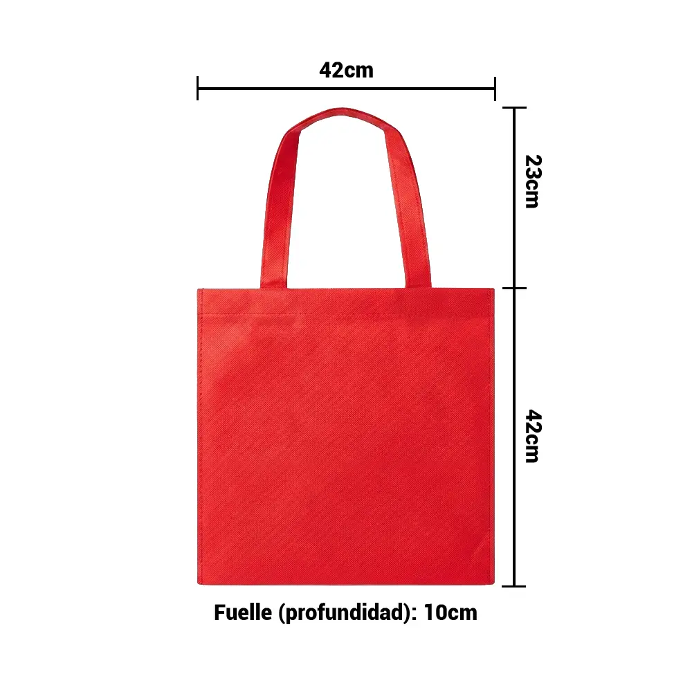 BOLSO CAMBRELA ROJO CON TIRAS COSIDO 42X42X10 MEDIDAS.webp