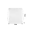 MOCHILA ENCARRUJADA CAMBRELA BLANCO CORDON BLANCO 40X34 MEDIDAS.webp