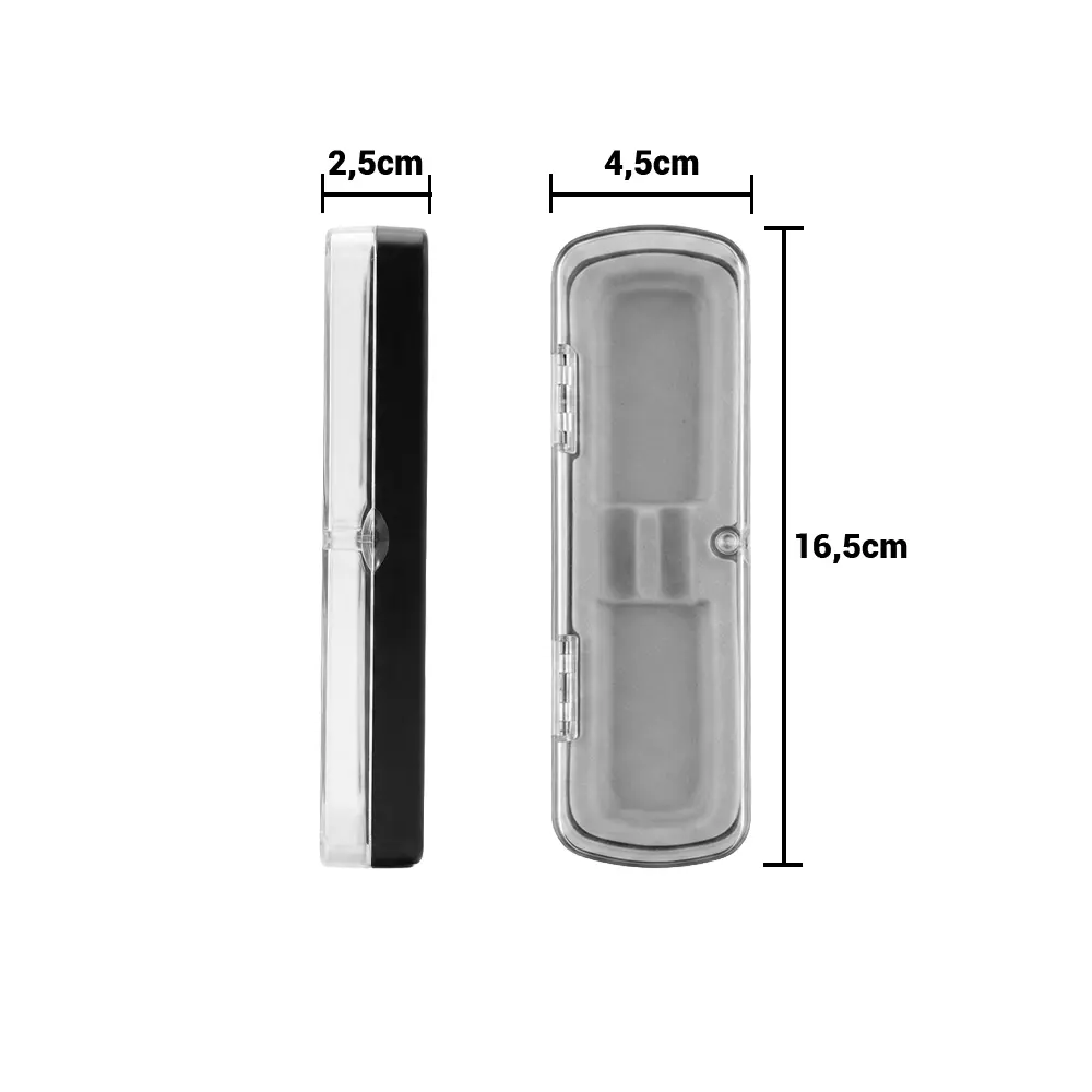 ESTUCHE PARA BOLIGRAFO TRANSPARENTE DOBLE SERVICIO MEDIDAS.webp
