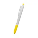 BOLIGRAFO CLICK PLUS BLANCO CON AMARILLO