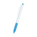 BOLIGRAFO CLICK PLUS BLANCO CON TURQUESA
