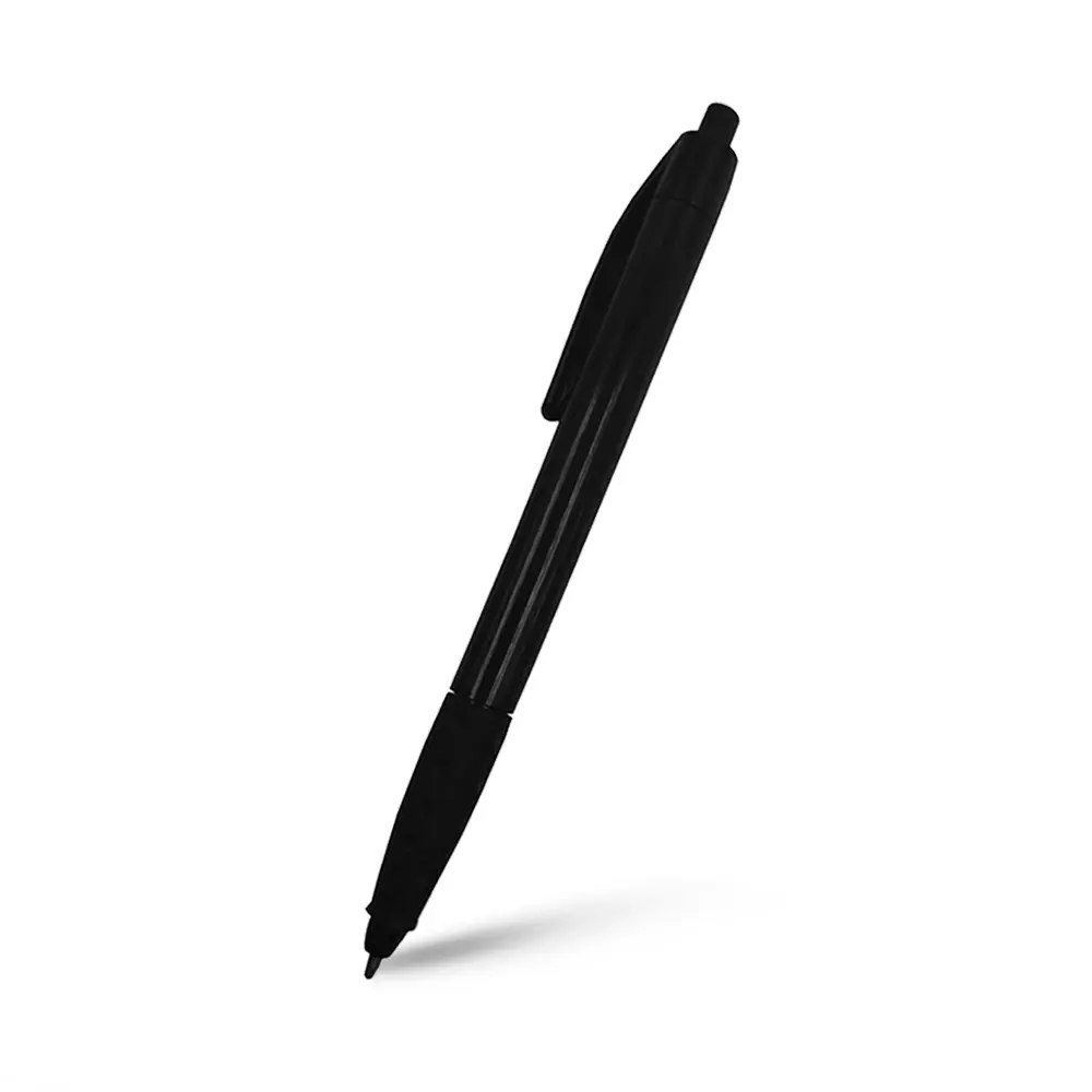 BOLIGRAFO COLORI GRIP NEGRO SOLIDO