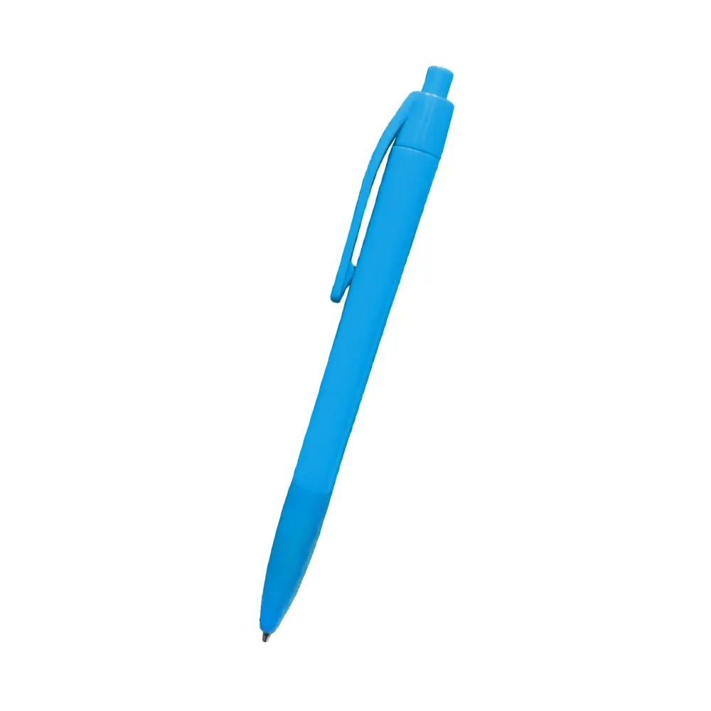 BOLIGRAFO COLORI GRIP TURQUESA SOLIDO