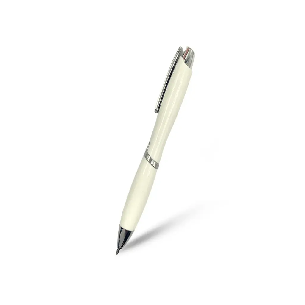 BOLIGRAFO CURVE BLANCO