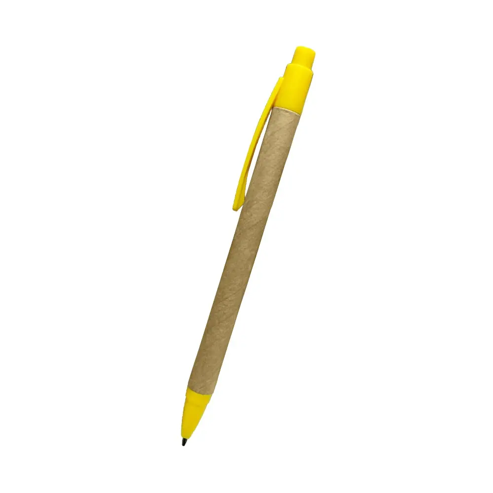 BOLIGRAFO ECOLOGICA HEGA AMARILLO