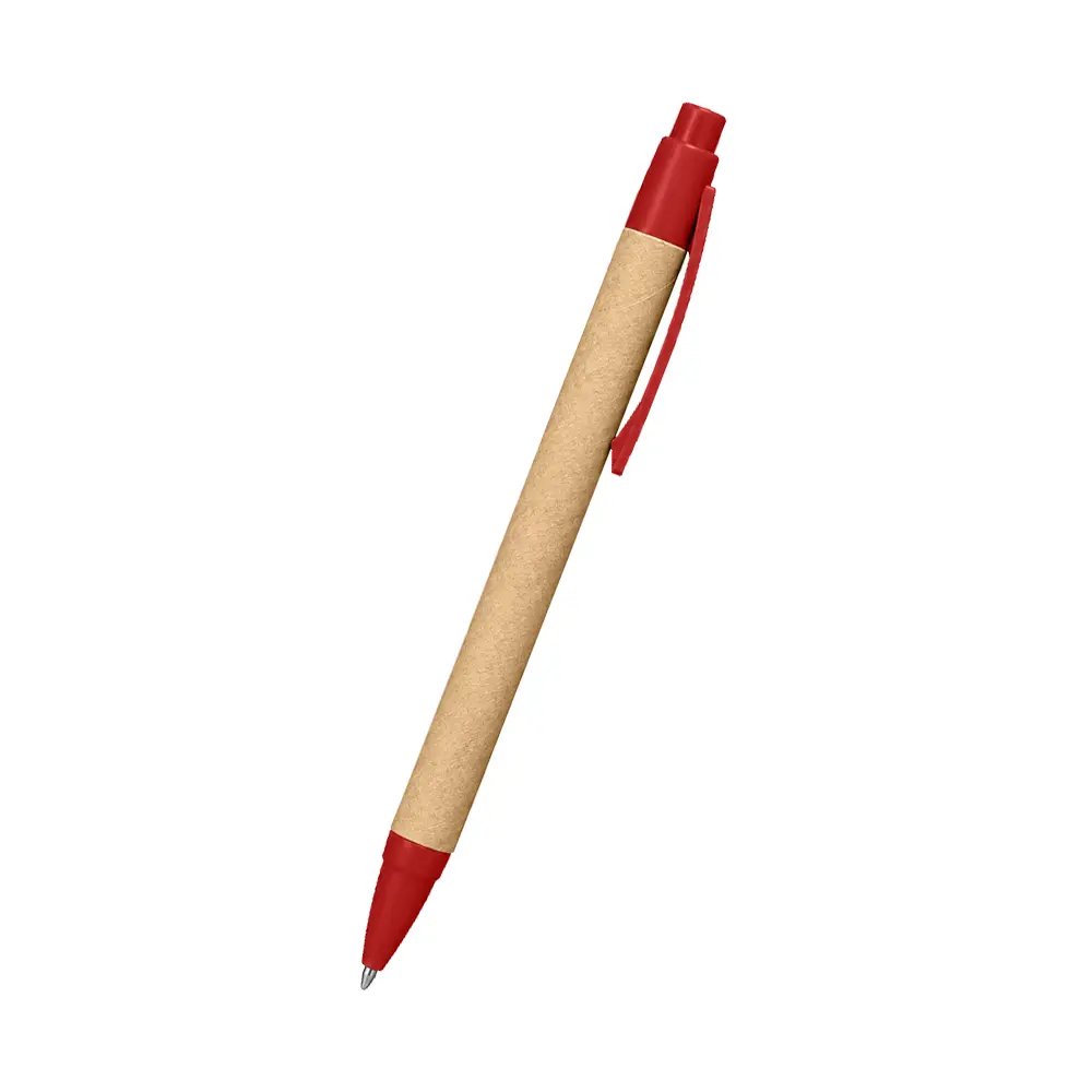 BOLIGRAFO ECOLOGICA HEGA ROJO