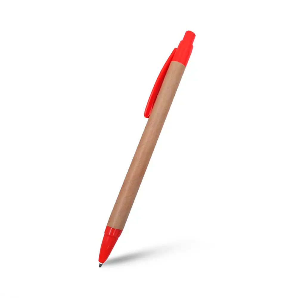 BOLIGRAFO ECOLOGICA HEGA ROJO