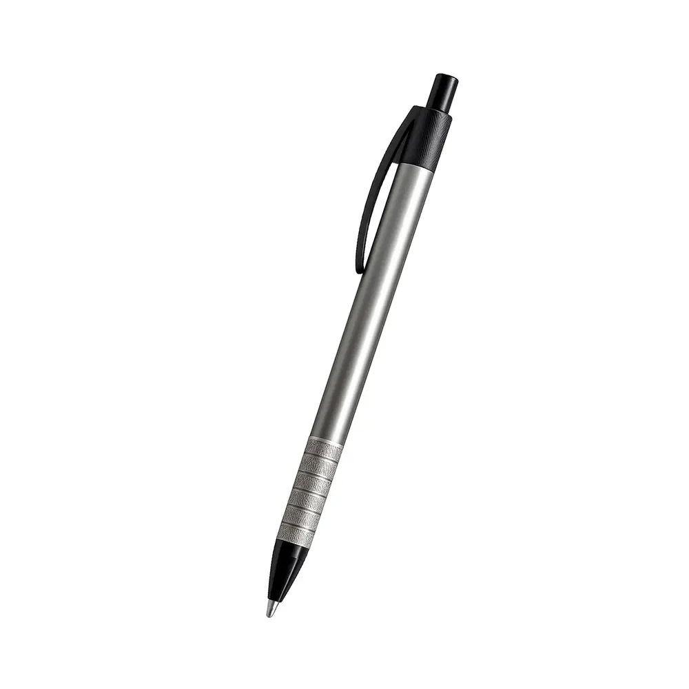 BOLIGRAFO METALICA ALUMA GRIS