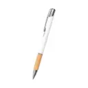 BOLIGRAFO METALICA BAMBOO ALFA BLANCO
