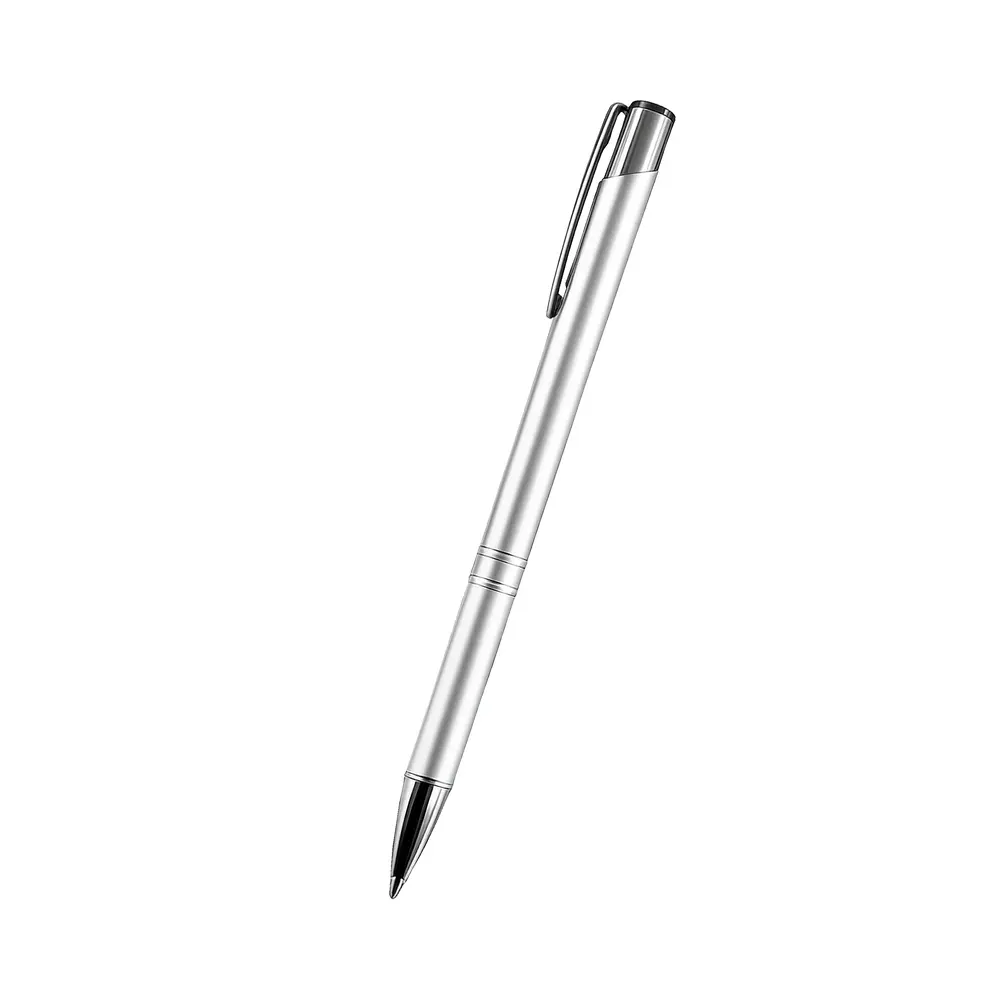 BOLIGRAFO METALICA PARIS PLATEADA