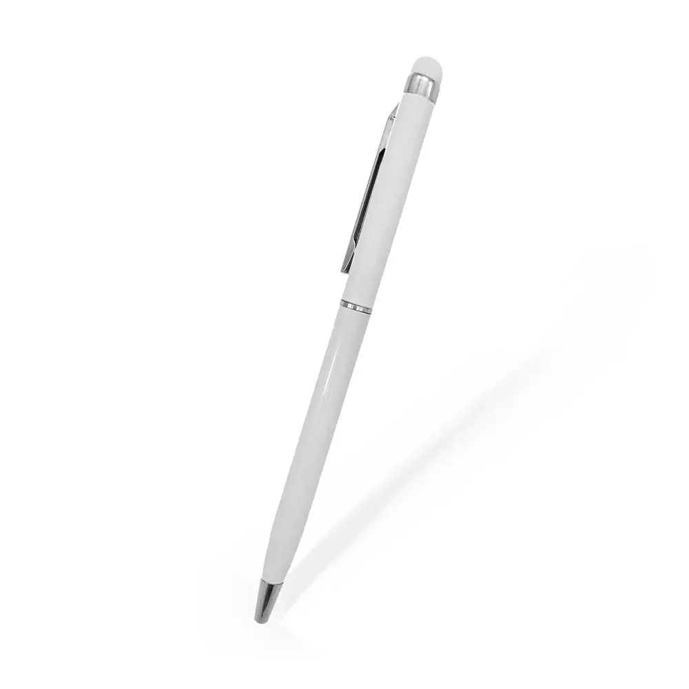 BOLIGRAFO METALICA TOUCH BLANCO CON TOUCH BLANCO