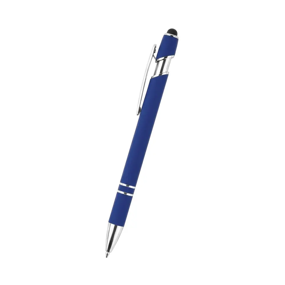 BOLIGRAFO METALICO ROMA AZUL
