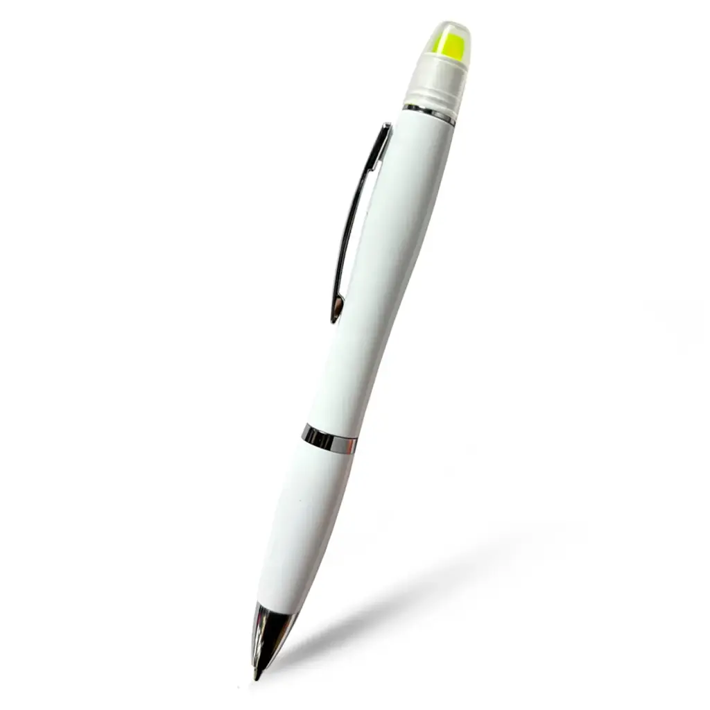 BOLIGRAFO RESALTADOR SELECT BLANCO
