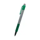 BOLIGRAFO SKAY PLATEADO CON VERDE
