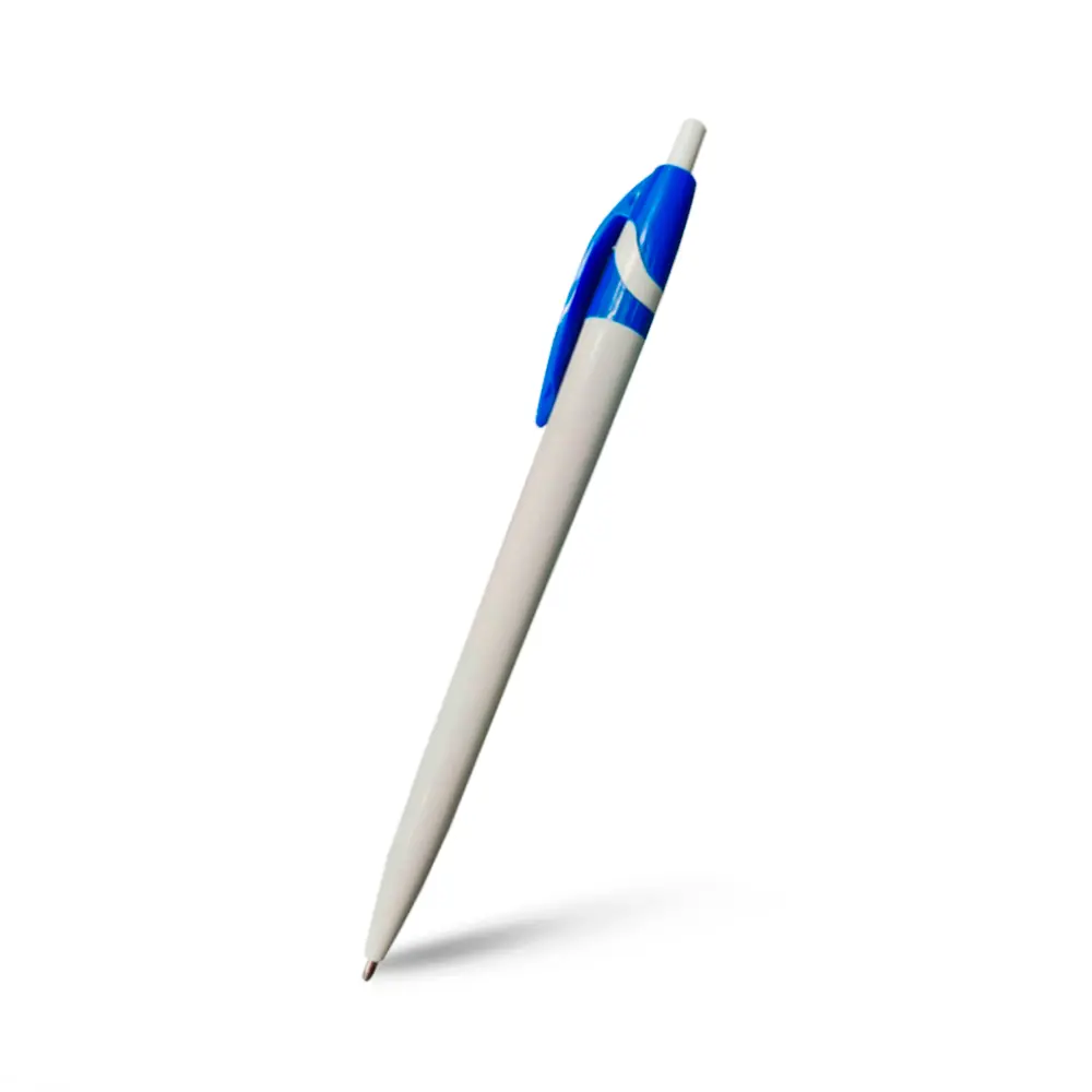 BOLIGRAFO SPACE BLANCO CON AZUL
