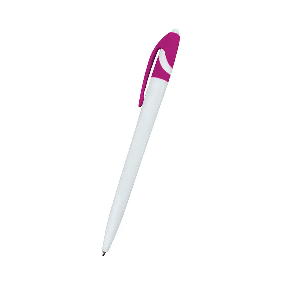 BOLIGRAFO SPACE BLANCO CON FUCSIA