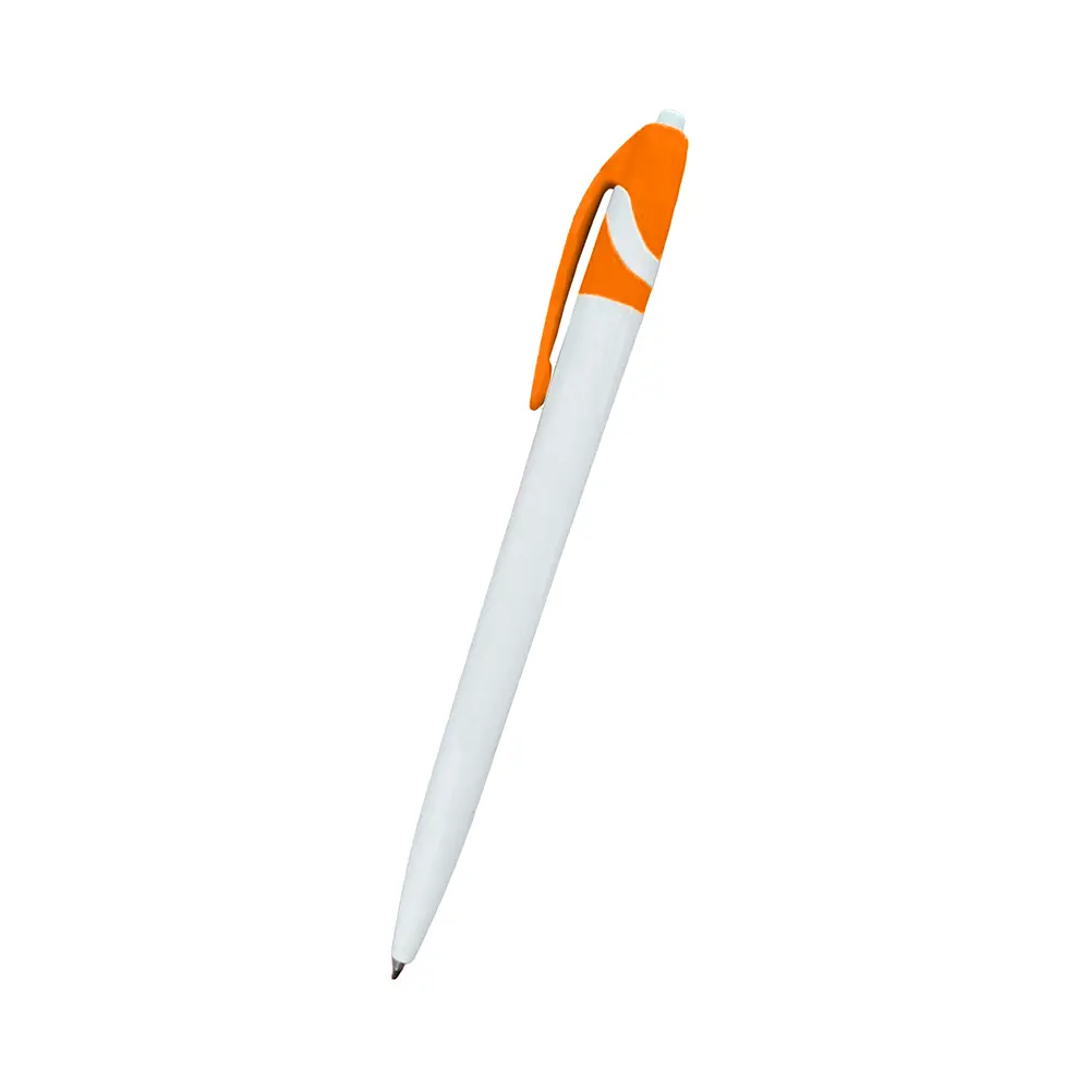BOLIGRAFO SPACE BLANCO CON NARANJA