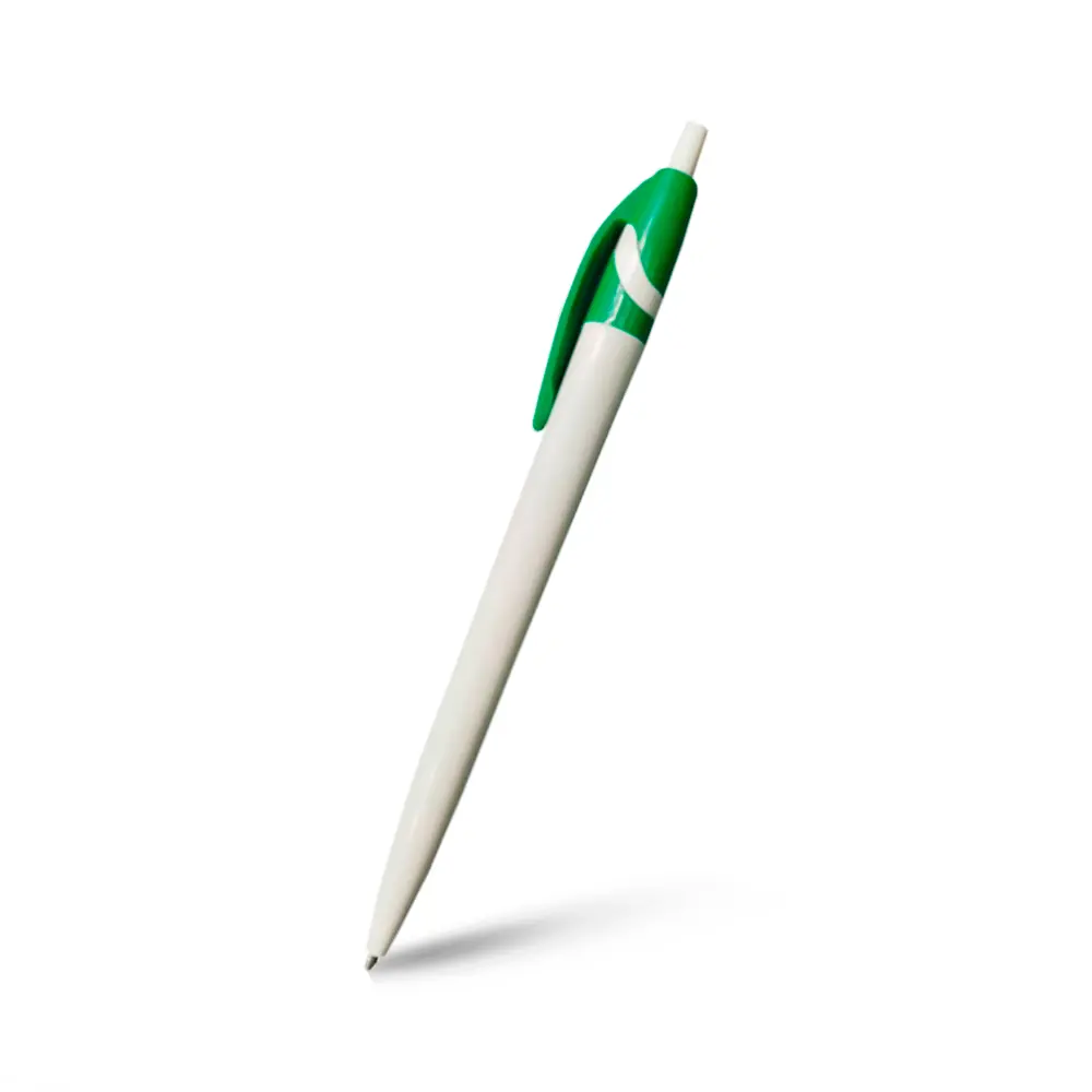 BOLIGRAFO SPACE BLANCO CON VERDE