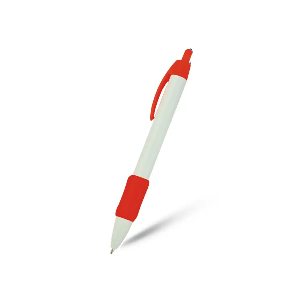 BOLIGRAFO THICKER BLANCO CON ROJO