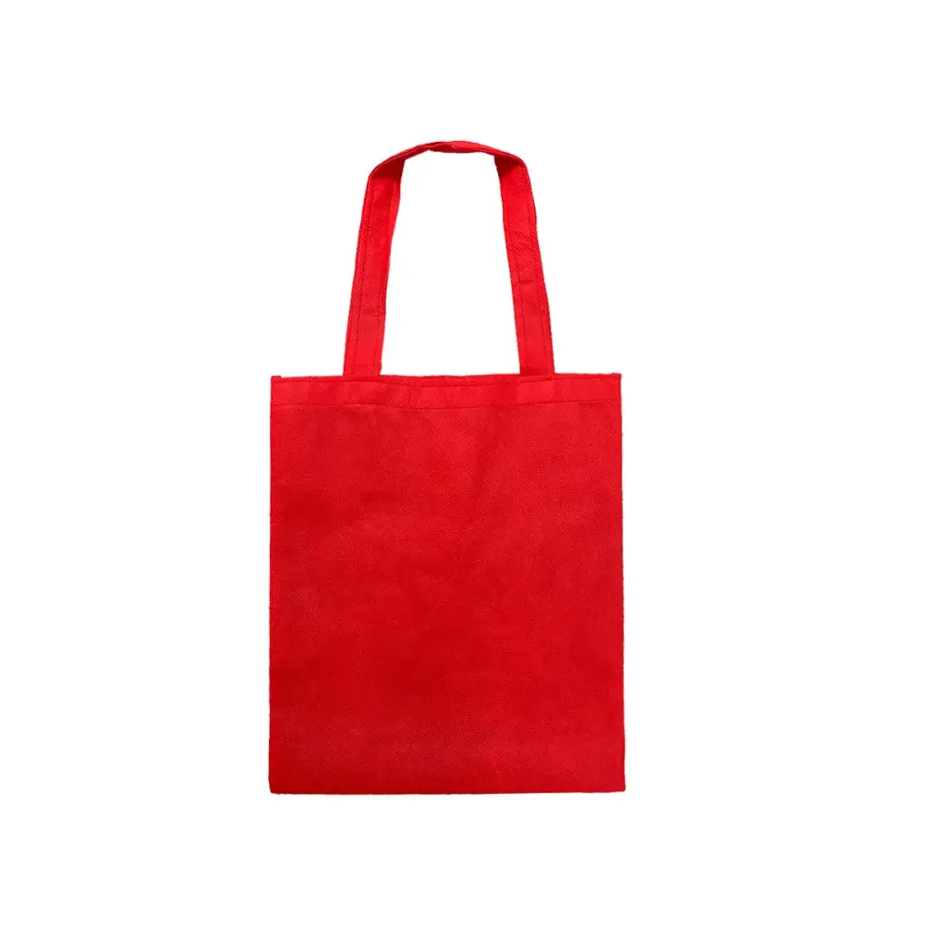 BOLSO CAMBRELA ROJO CON TIRA COSIDO 30X37X10