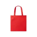 BOLSO CAMBRELA ROJO CON TIRAS COSIDO 42X42X10