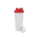 BOTTLE SHAKER CON TAPA ROJO 600 ML