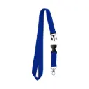 CORDON PORTACREDENCIAL Y PORTA LLAVES AZUL