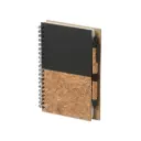 CUADERNO CON BOLIGRAFO CORK NEGRO