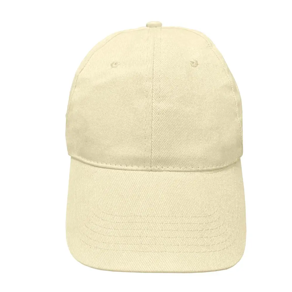 GORRA DE ALGODON PREMIUM CON VELCRO COLOR BEIGE