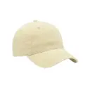 GORRA DE ALGODON PREMIUM CON VELCRO COLOR BEIGE