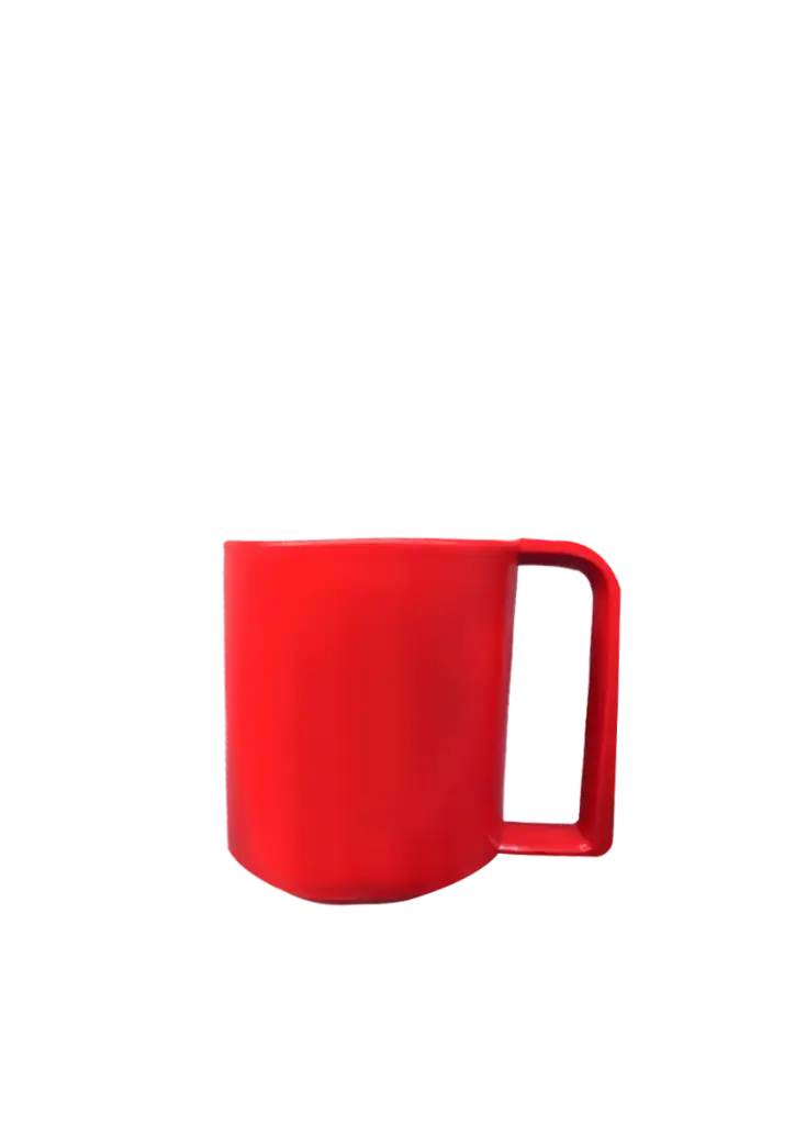 JARRO PLASTICO ROJO SOLIDO 250ML