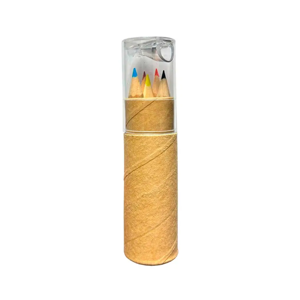 LAPICES CON SACAPUNTAS MATITA ECO (6 COLORES)