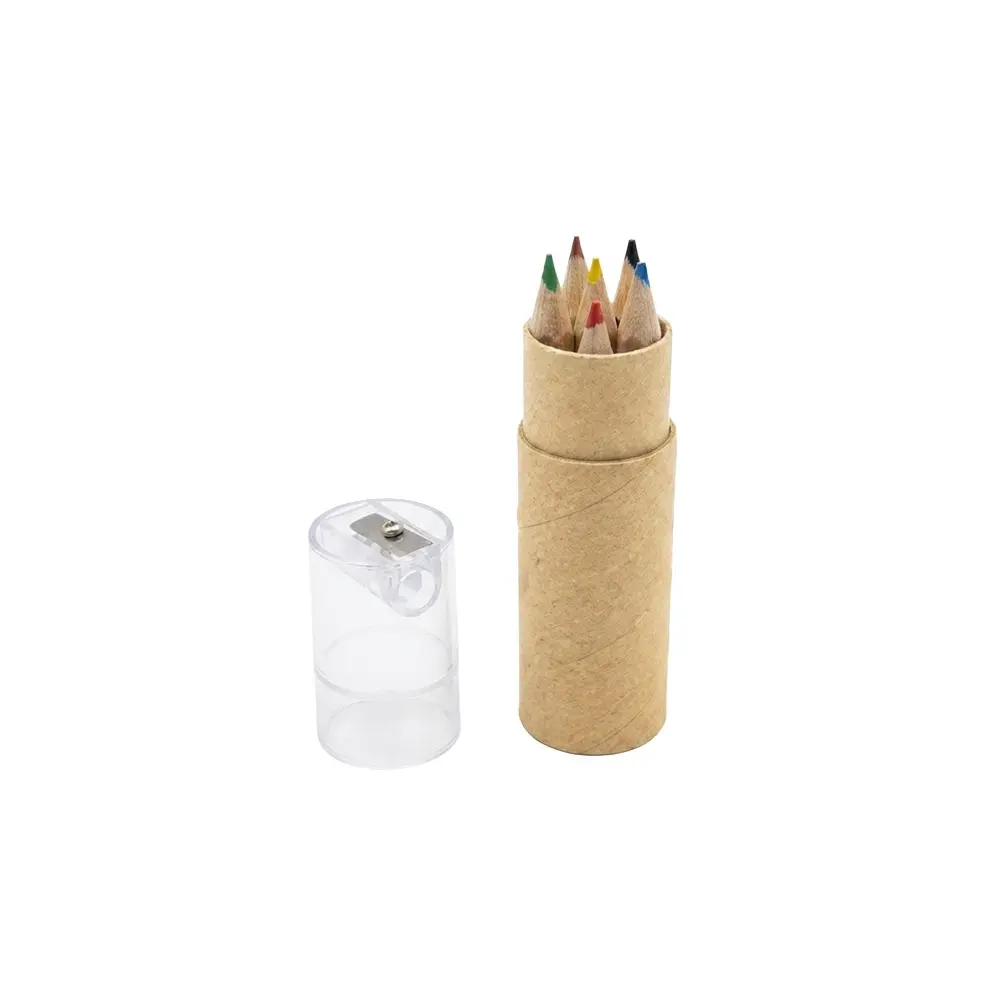 LAPICES CON SACAPUNTAS MATITA ECO (6 COLORES)