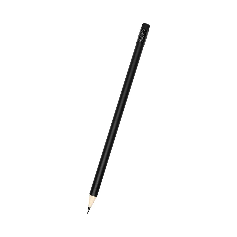 LAPIZ GLOBAL NEGRO CON BORRADOR NEGRO