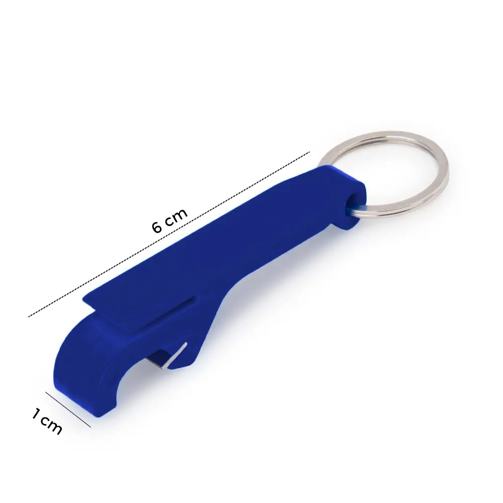 LLAVERO DESTAPADOR FIESTA AZUL