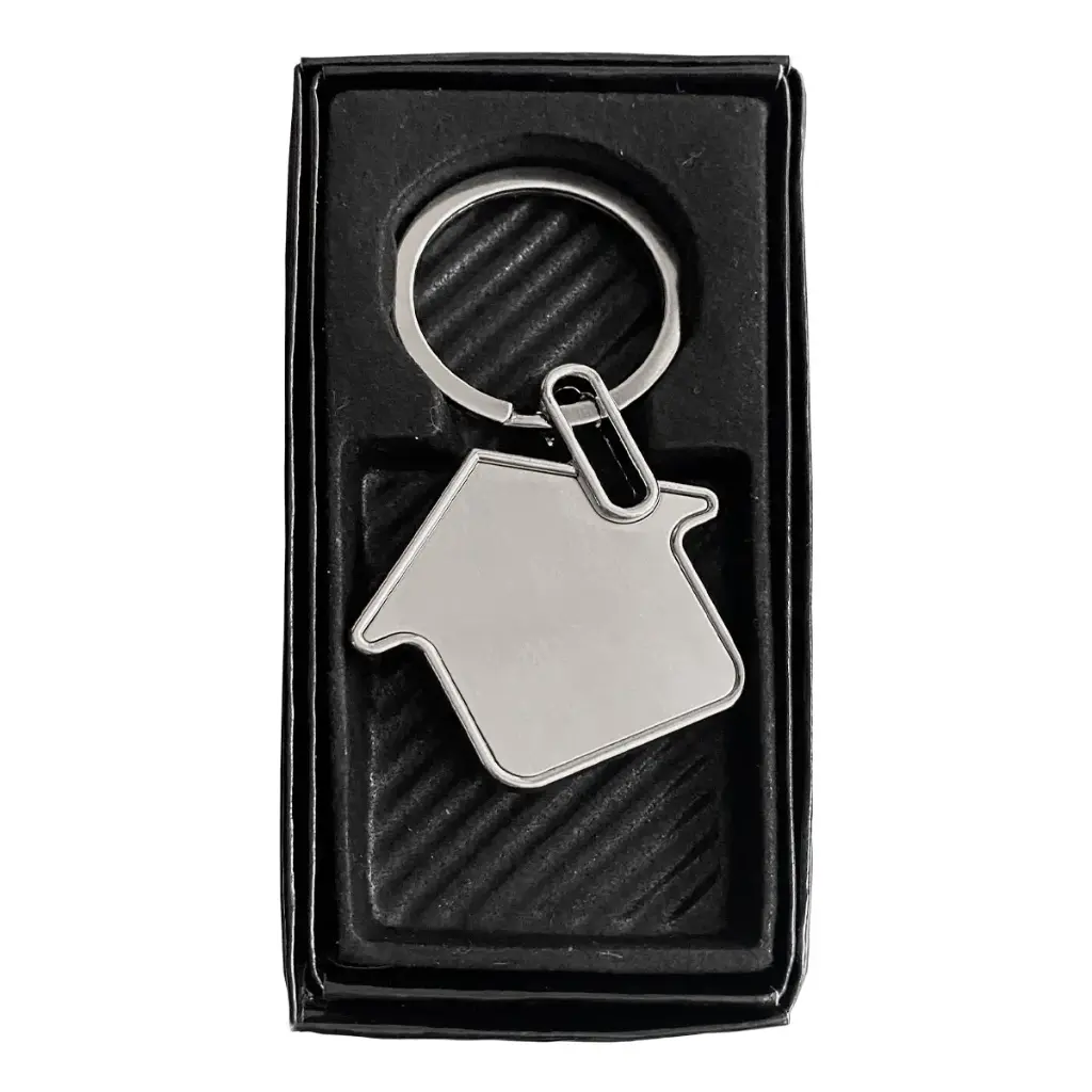 LLAVERO METALICO CASITA